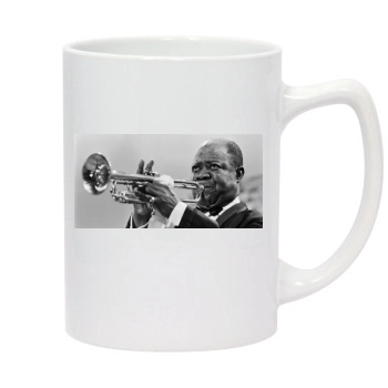 Louis Armstrong 14oz White Statesman Mug