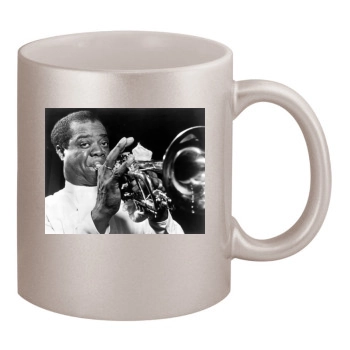 Louis Armstrong 11oz Metallic Silver Mug