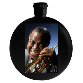 Louis Armstrong Round Flask