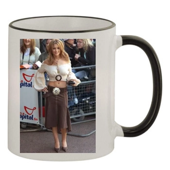 Cheryl Tweedy 11oz Colored Rim & Handle Mug