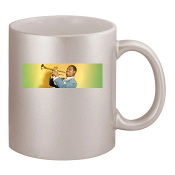 Louis Armstrong 11oz Metallic Silver Mug