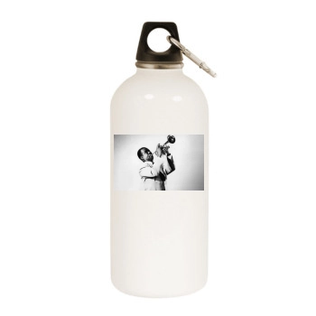 Louis Armstrong White Water Bottle With Carabiner