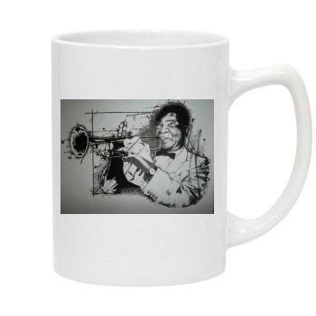 Louis Armstrong 14oz White Statesman Mug