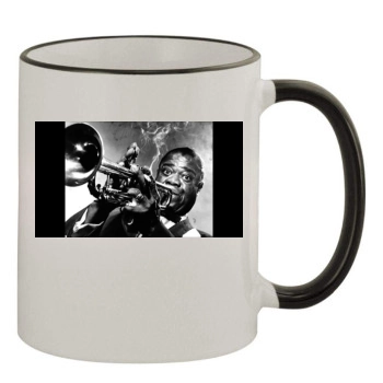 Louis Armstrong 11oz Colored Rim & Handle Mug