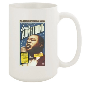 Louis Armstrong 15oz White Mug