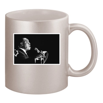 Louis Armstrong 11oz Metallic Silver Mug