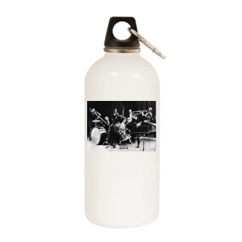 Louis Armstrong White Water Bottle With Carabiner