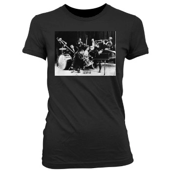 Louis Armstrong Women's Junior Cut Crewneck T-Shirt