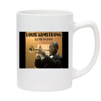 Louis Armstrong 14oz White Statesman Mug