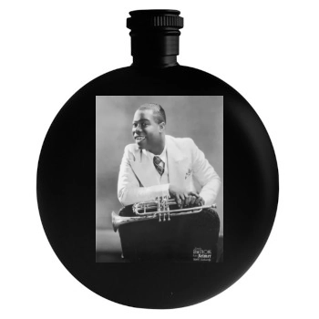 Louis Armstrong Round Flask