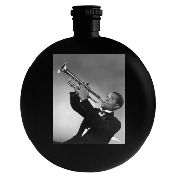 Louis Armstrong Round Flask