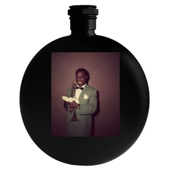 Louis Armstrong Round Flask