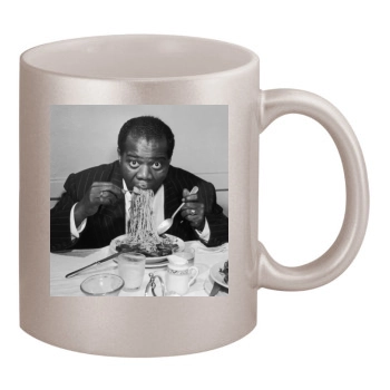 Louis Armstrong 11oz Metallic Silver Mug