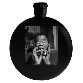 Louis Armstrong Round Flask