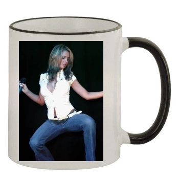 Cheryl Tweedy 11oz Colored Rim & Handle Mug