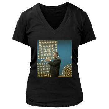 Louis Armstrong Women's Deep V-Neck TShirt