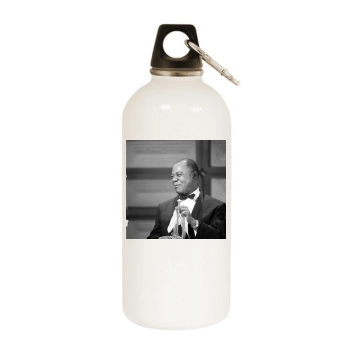 Louis Armstrong White Water Bottle With Carabiner