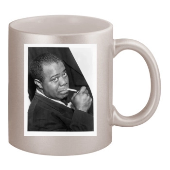 Louis Armstrong 11oz Metallic Silver Mug