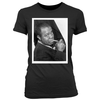 Louis Armstrong Women's Junior Cut Crewneck T-Shirt