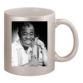 Louis Armstrong 11oz Metallic Silver Mug