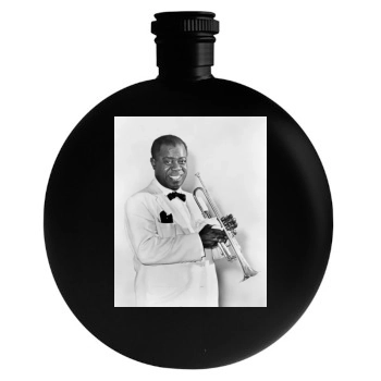 Louis Armstrong Round Flask