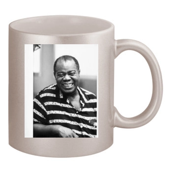 Louis Armstrong 11oz Metallic Silver Mug