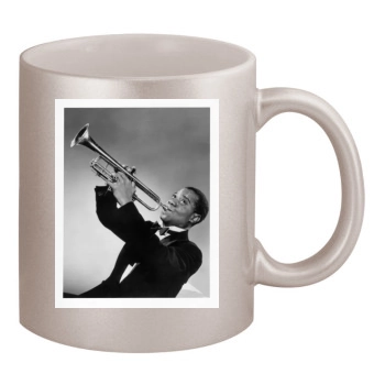 Louis Armstrong 11oz Metallic Silver Mug