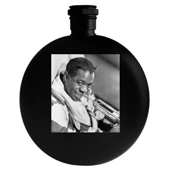 Louis Armstrong Round Flask