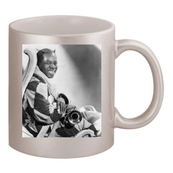 Louis Armstrong 11oz Metallic Silver Mug