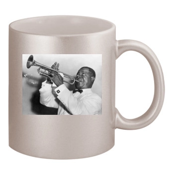 Louis Armstrong 11oz Metallic Silver Mug