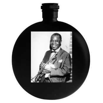 Louis Armstrong Round Flask