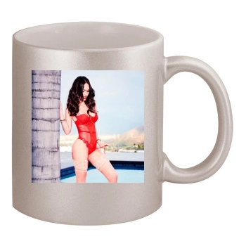 Megan Fox 11oz Metallic Silver Mug