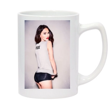 Megan Fox 14oz White Statesman Mug