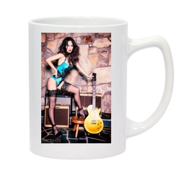 Megan Fox 14oz White Statesman Mug