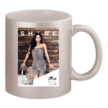 Megan Fox 11oz Metallic Silver Mug