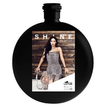 Megan Fox Round Flask