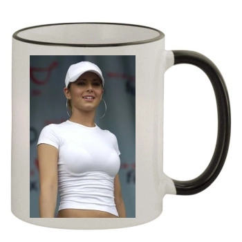 Cheryl Tweedy 11oz Colored Rim & Handle Mug