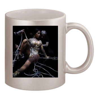 Nicki Minaj 11oz Metallic Silver Mug