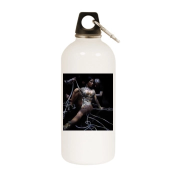 Nicki Minaj White Water Bottle With Carabiner