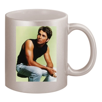 Christian Bale 11oz Metallic Silver Mug