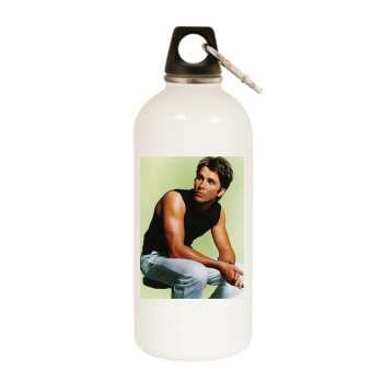 Christian Bale White Water Bottle With Carabiner