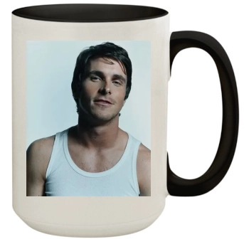 Christian Bale 15oz Colored Inner & Handle Mug