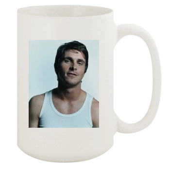 Christian Bale 15oz White Mug