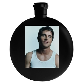 Christian Bale Round Flask