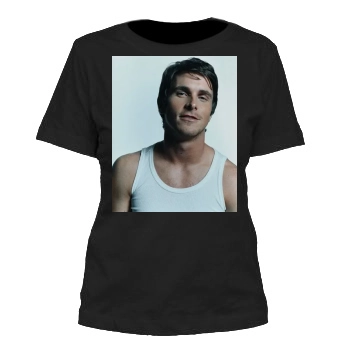 Christian Bale Women's Cut T-Shirt