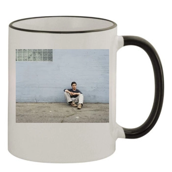 Christian Bale 11oz Colored Rim & Handle Mug