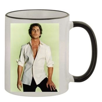 Christian Bale 11oz Colored Rim & Handle Mug