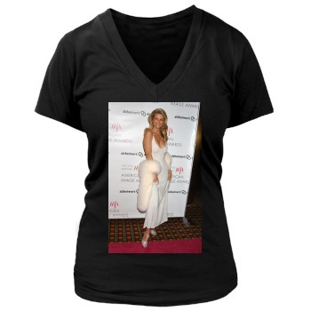 Christie Brinkley Women's Deep V-Neck TShirt