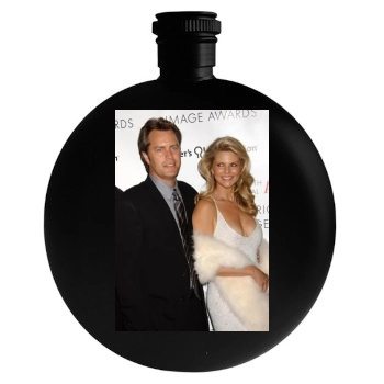 Christie Brinkley Round Flask