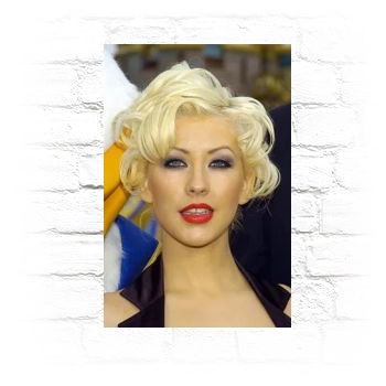 Christina Aguilera Metal Wall Art